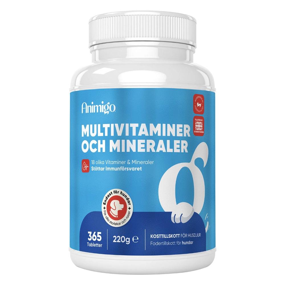 Animigo Multivitaminer och Mineraler för hund och katt i flaska
