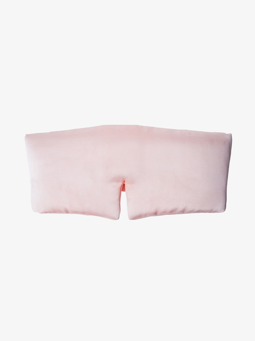 Lea Brooks sovmask i 100% mullbärssiden 22 momme, rosa