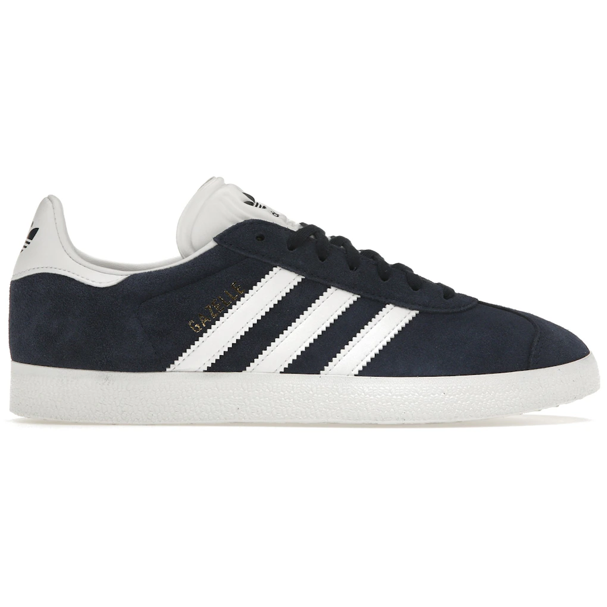 Adidas Gazelle Navy White – retro mocka-sneaker i marinblå med vita ränder
