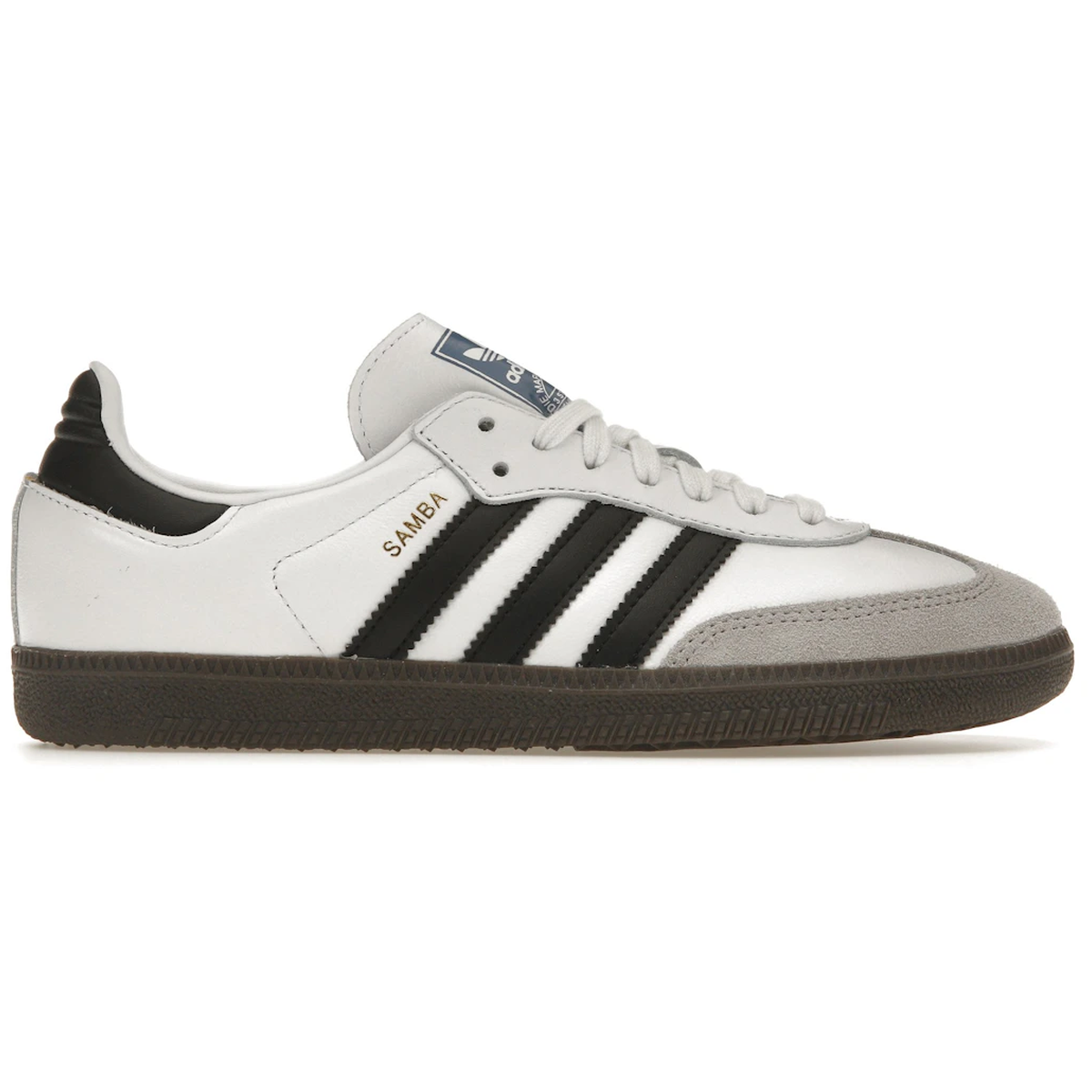 Adidas Samba Cloud White Core Black – klassisk vit Samba med svarta detaljer