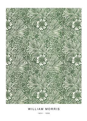Marigold Green botanisk poster i gröna toner, Illux Art