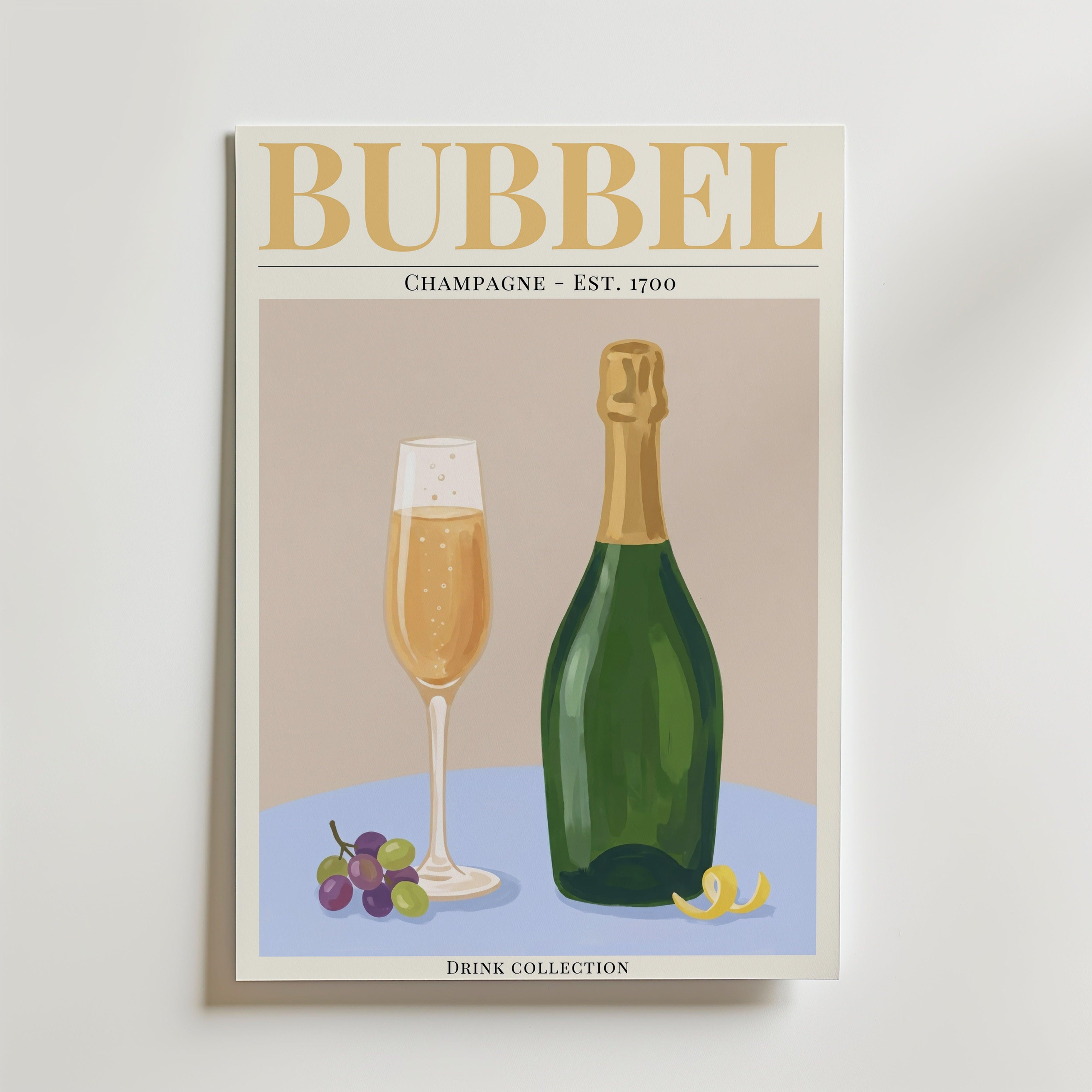 Bubbel poster — digital design från Bozetto Art Studio Göteborg