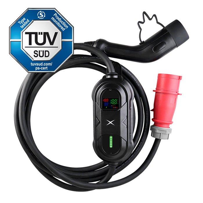 Avant bärbar elbilsladdare 11 kW med CEE-kontakt och 7 meter kabel